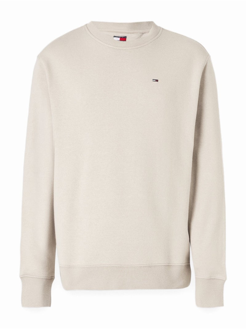 Felpa a girocollo - Tommy jeans Beige - Kiabi