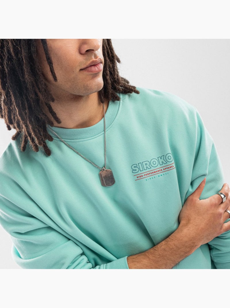 Felpa a girocollo da uomo lifestyle uomo believe Verde - Kiabi