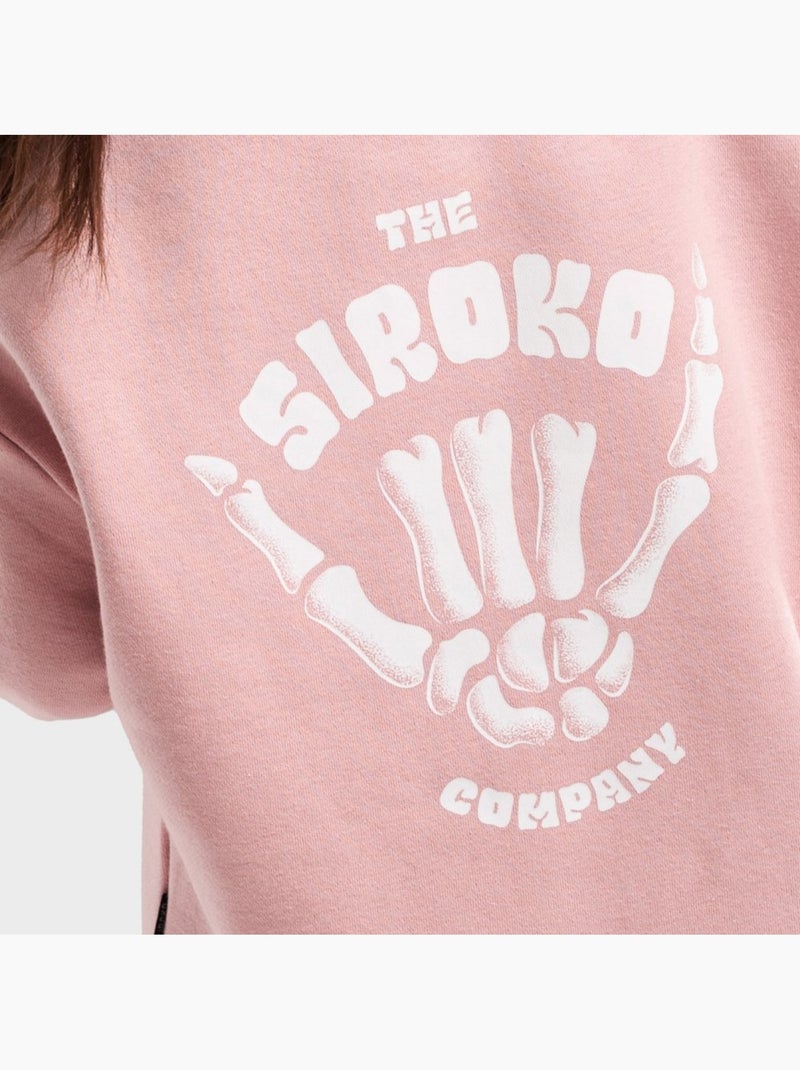 Felpa a girocollo per bambine lifestyle bambini e bambine cheer-g Rosa - Kiabi