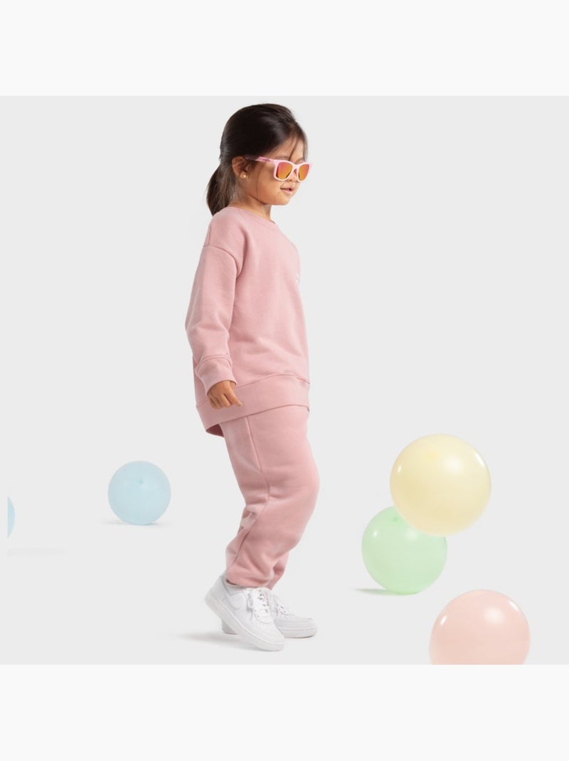 Felpa a girocollo per bambine lifestyle bambini e bambine cheer-g Rosa - Kiabi