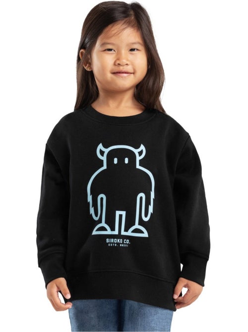 Felpa a girocollo per bambine lifestyle bambini e bambine furry-g - Kiabi