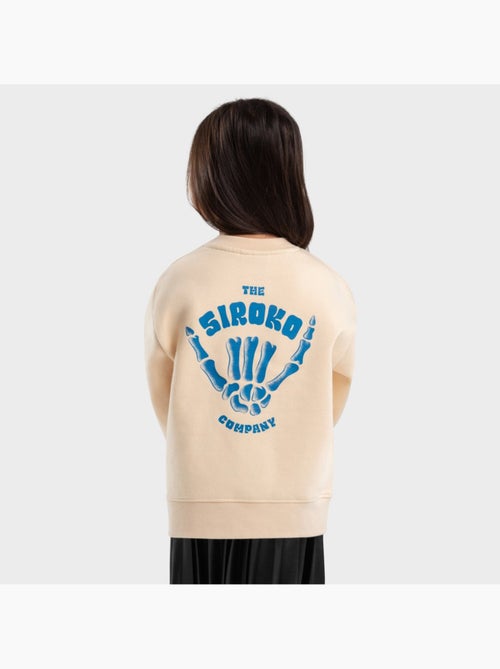 Felpa a girocollo per bambine lifestyle bambini e bambine gang-g - Kiabi