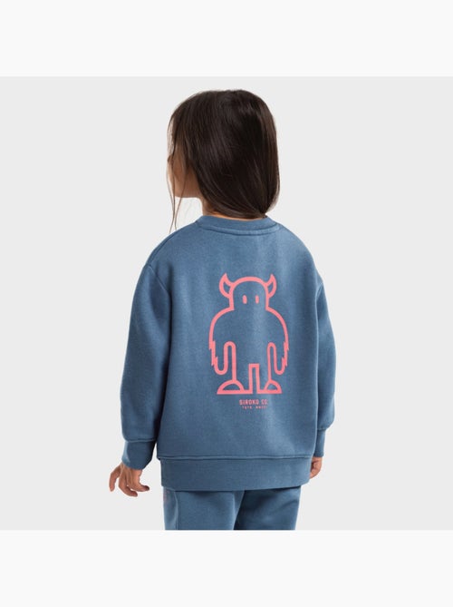 Felpa a girocollo per bambine lifestyle bambini e bambine glob-g - Kiabi
