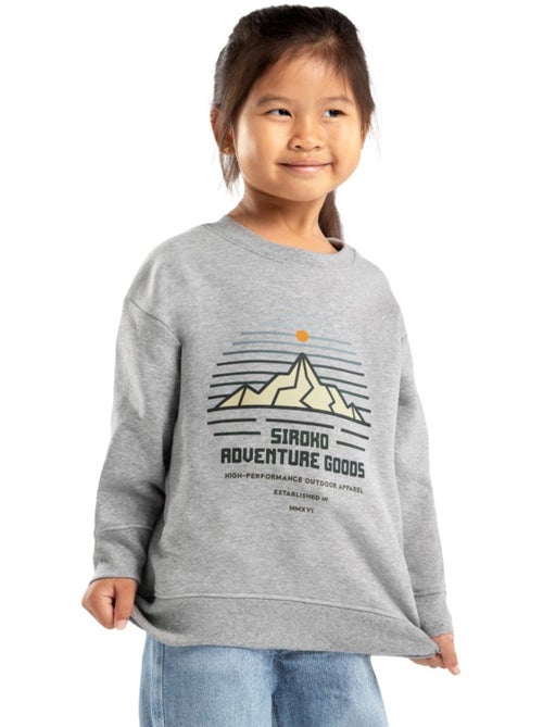 Felpa a girocollo per bambine lifestyle bambini e bambine progress-g - Kiabi Felpa a girocollo per bambine lifestyle bambini e bambine progress-g - Kiabi