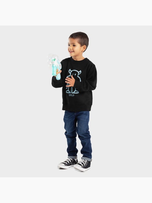 Felpa a girocollo per bambini lifestyle bambini e bambine furry - Kiabi