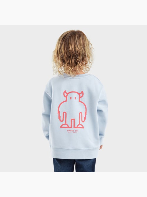 Felpa a girocollo per bambini lifestyle bambini e bambine gummy - Kiabi