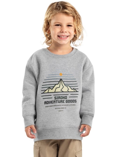 Felpa a girocollo per bambini lifestyle bambini e bambine progress - Kiabi