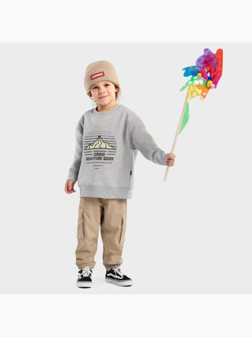 Felpa a girocollo per bambini lifestyle bambini e bambine progress - Kiabi