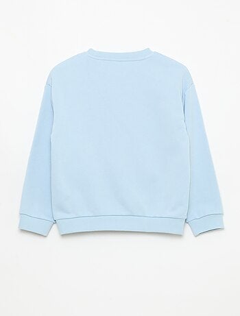 Felpa a girocollo stampata