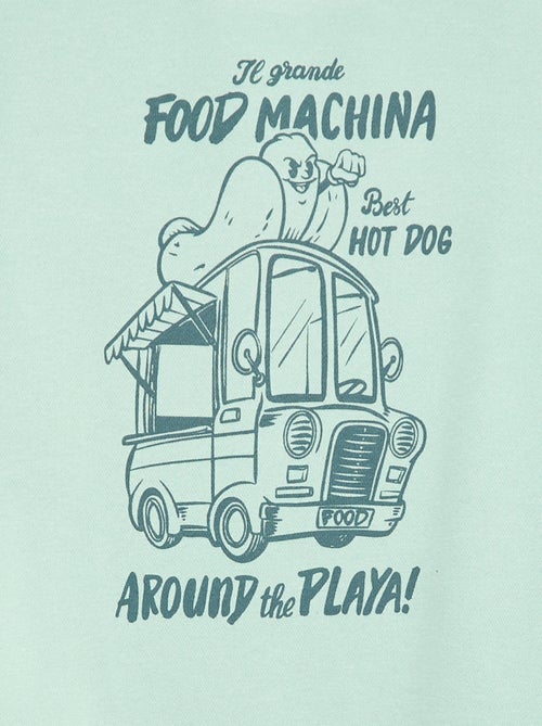 Felpa a girocollo stampata - Kiabi