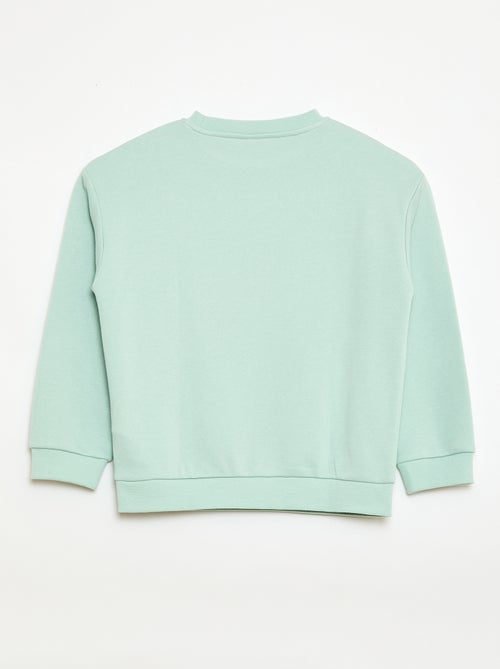 Felpa a girocollo stampata - Kiabi