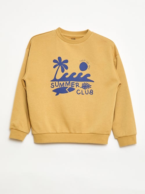 Felpa a girocollo stampata - Kiabi