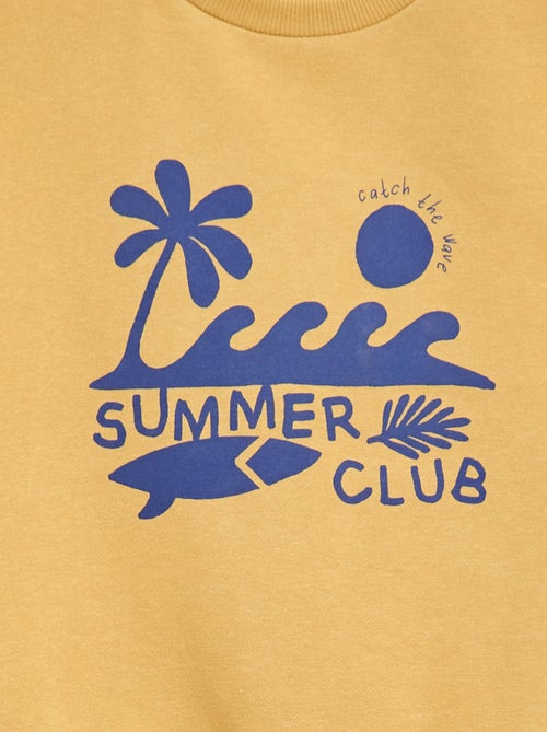 Felpa a girocollo stampata - Kiabi