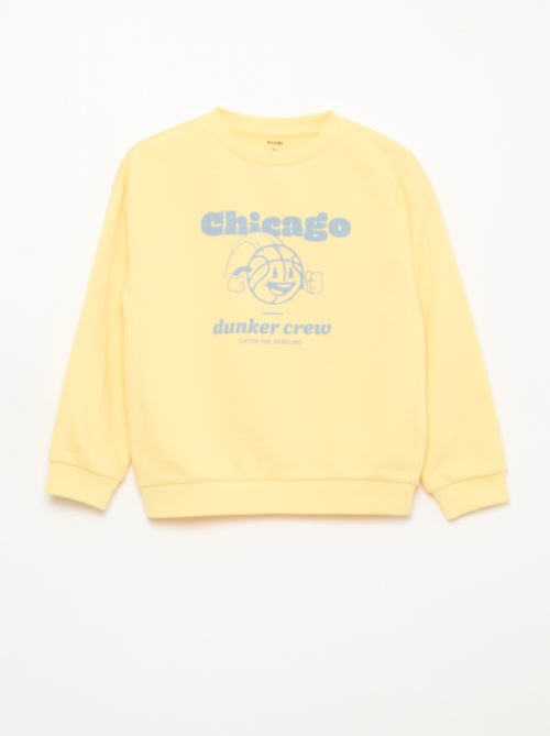 Felpa a girocollo stampata - Kiabi