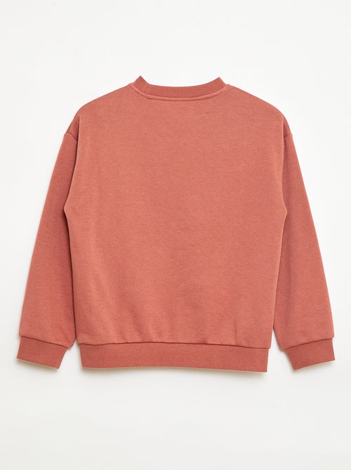 Felpa a girocollo stampata - Kiabi