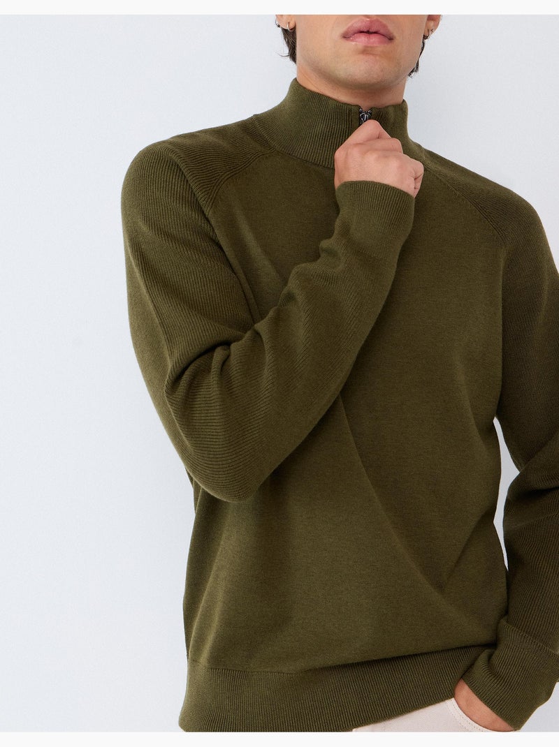 Felpa a maglia, mo fashion Verde - Kiabi