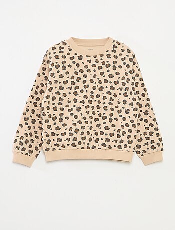 Felpa a maniche lunghe con stampa