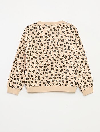 Felpa a maniche lunghe con stampa