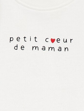 Felpa a maniche lunghe con stampa