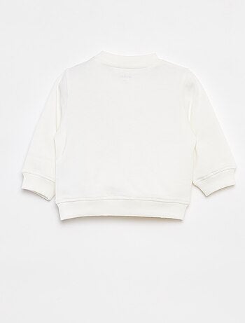 Felpa a maniche lunghe con stampa