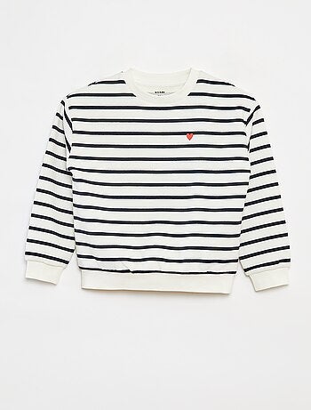 Felpa a maniche lunghe con stampa