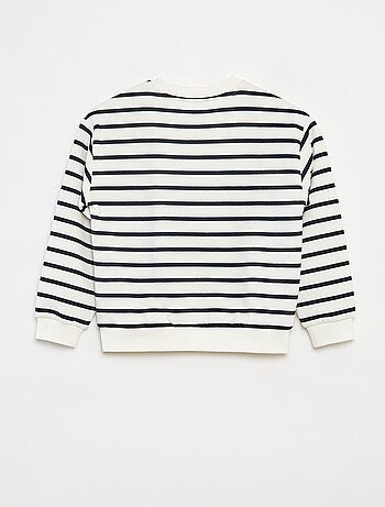 Felpa a maniche lunghe con stampa