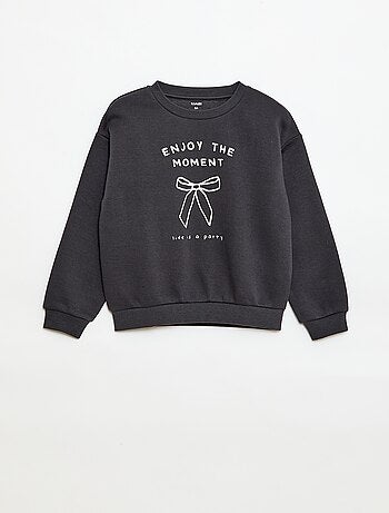 Felpa a maniche lunghe con stampa