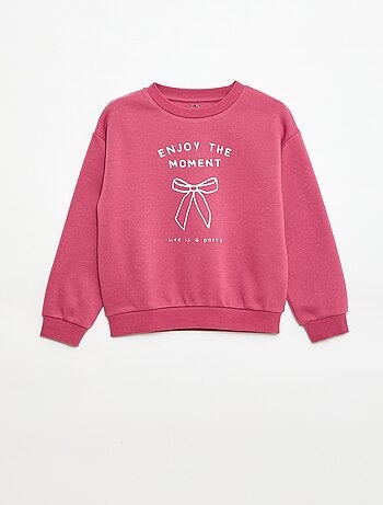 Felpa a maniche lunghe con stampa