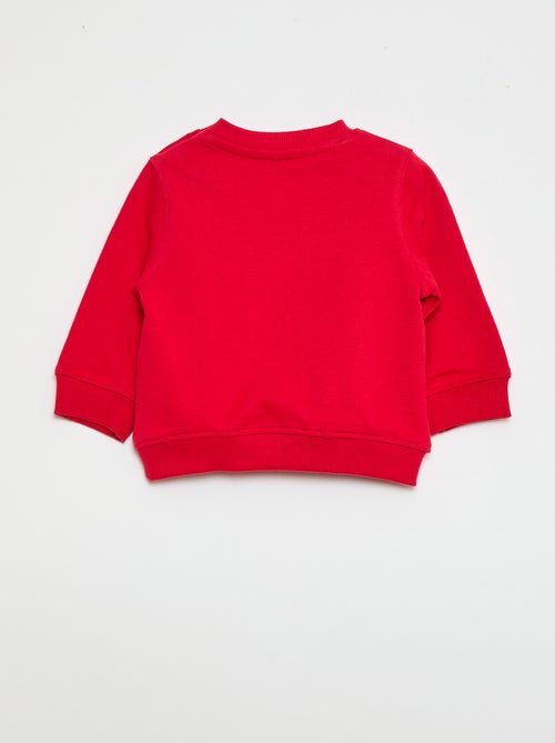 Felpa a maniche lunghe con stampa - Kiabi