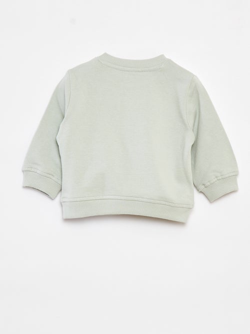 Felpa a maniche lunghe con stampa - Kiabi