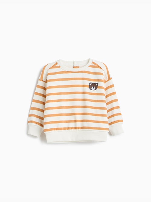 Felpa a righe, mo fashion - Kiabi Felpa a righe, mo fashion - Kiabi