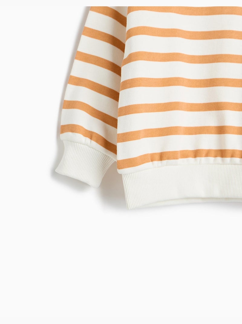 Felpa a righe, mo fashion Bianco - Kiabi