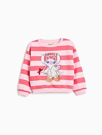 Felpa a righe « stitch » ©disney, mo fashion