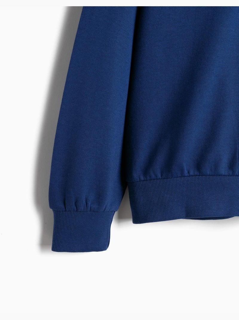 Felpa a spugno, mo fashion Blu - Kiabi