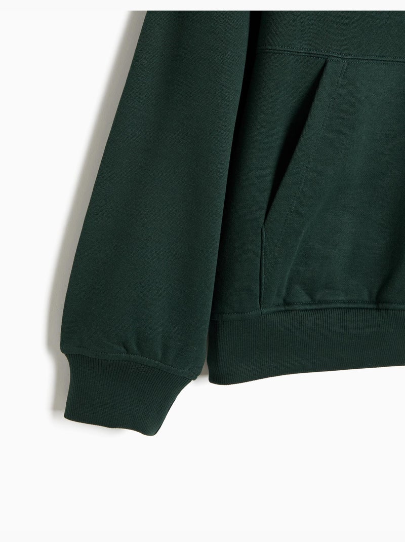 Felpa a spugno, mo fashion Verde - Kiabi