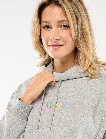 Felpa allattamento con cappuccio