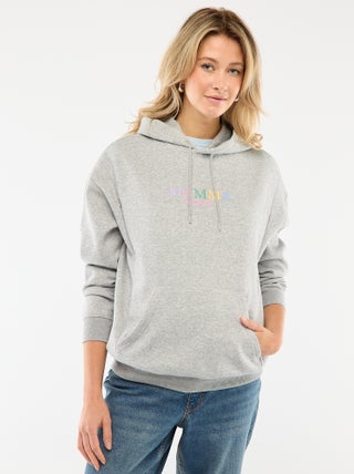 Felpa allattamento con cappuccio