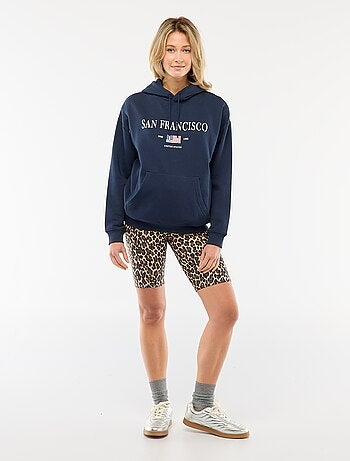 Felpa allattamento con cappuccio