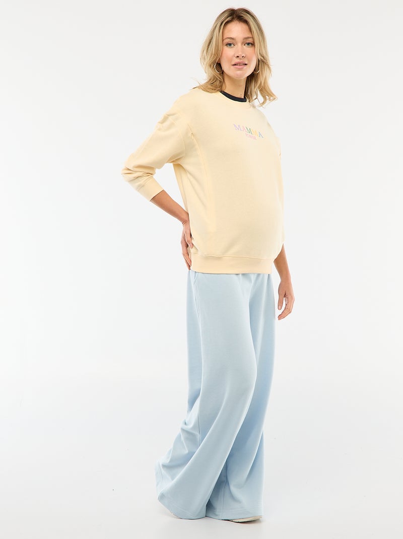 Felpa allattamento Giallo - Kiabi