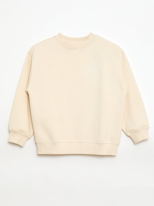 Felpa ampia con motivo "brother" - Kiabi