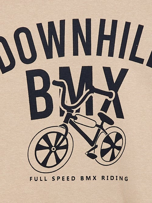 Felpa ampia con stampa - Kiabi