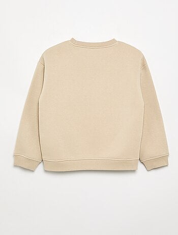 Felpa oversize con stampa