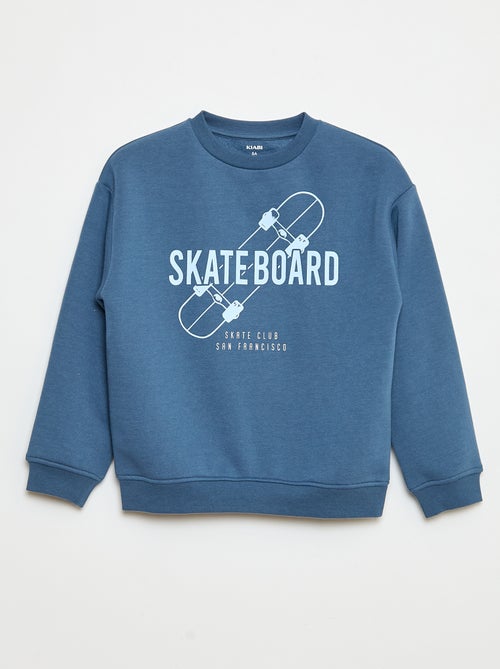 Felpa ampia con stampa - Kiabi