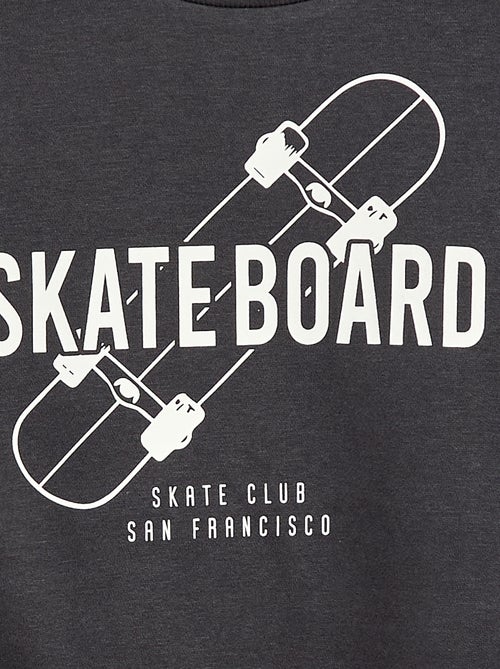 Felpa ampia con stampa - Kiabi