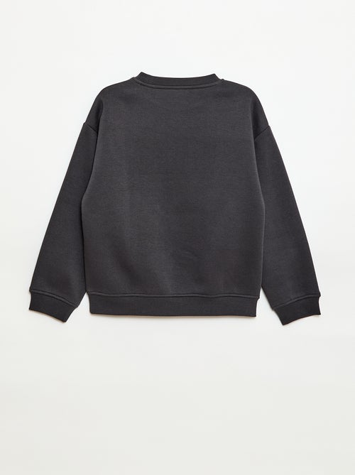 Felpa ampia con stampa - Kiabi