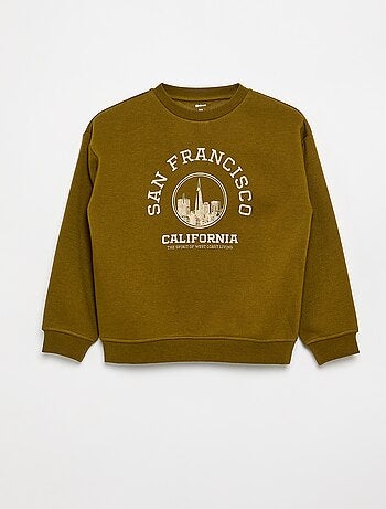 Felpa oversize con stampa
