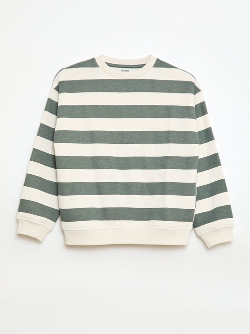 Felpa ampia con stampa - Kiabi