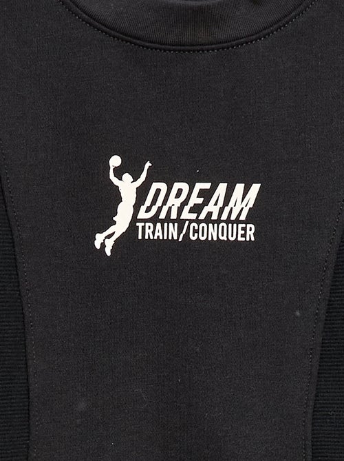 Felpa ampia in felpa garzata - Kiabi