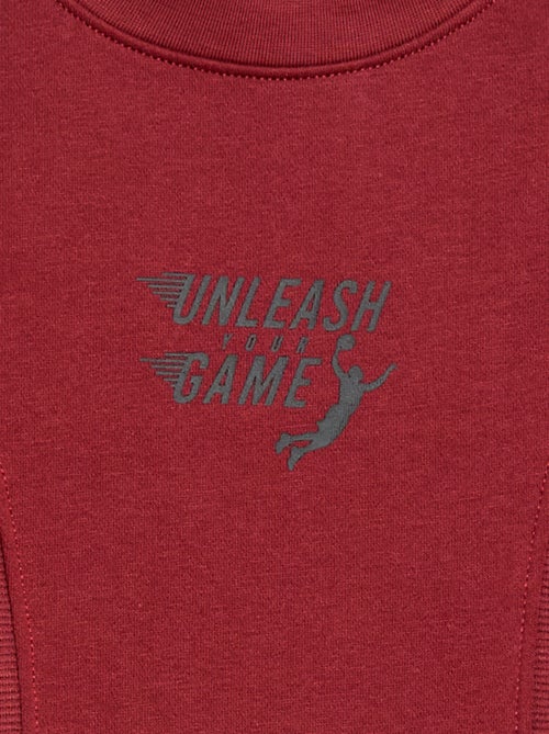 Felpa ampia in felpa garzata - Kiabi