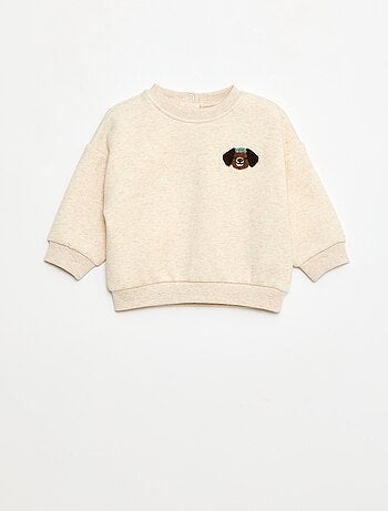 Felpa animata a maniche lunghe